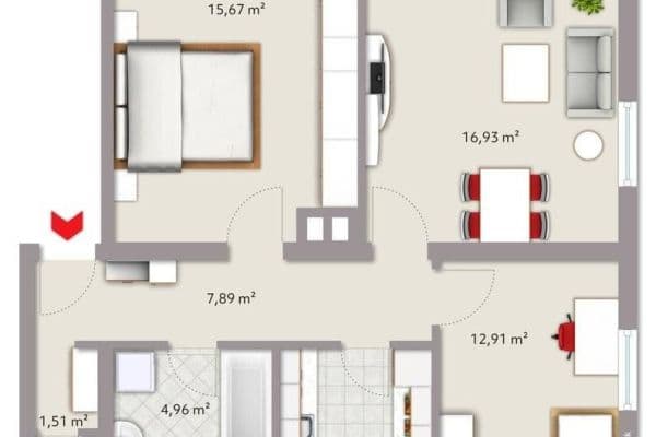 Prodej bytu 3+1 72 m², Schlachthofstraße 17, Memmingen Prodej bytu 3+1 72 m², Schlachthofstraße 17, Memmingen