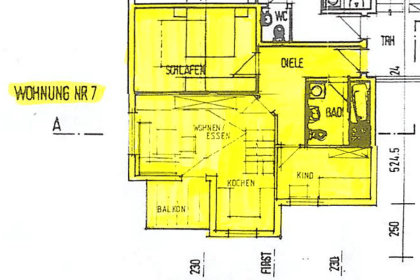 Pronájem bytu 3+1 64 m², Hohlweg 14, Cleebronn Pronájem bytu 3+1 64 m², Hohlweg 14, Cleebronn