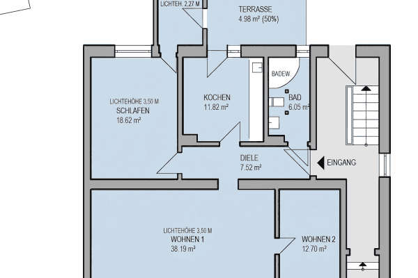 Pronájem bytu 4+1 106 m², Voedestraße 63, Bochum, Severní Porýní-Vestfálsko Pronájem bytu 4+1 106 m², Voedestraße 63, Bochum, Severní Porýní-Vestfálsko