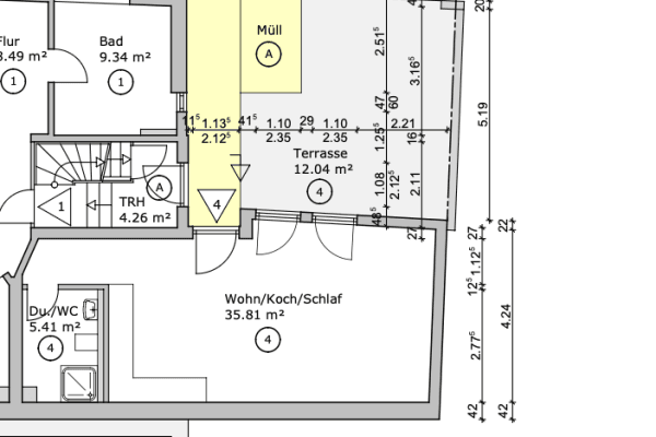 Pronájem bytu 1+1 54 m², Friedrichsfeld Pronájem bytu 1+1 54 m², Friedrichsfeld