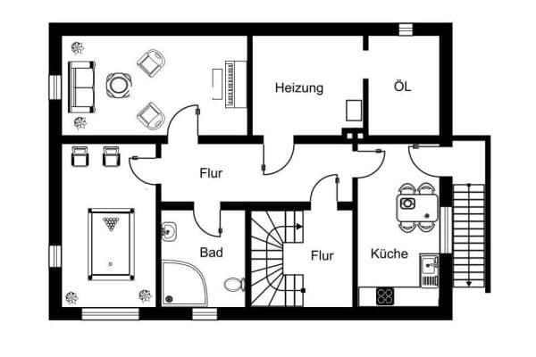 Pronájem bytu 2+1 70 m², Greifenklaustraße 10, Reckendorf Pronájem bytu 2+1 70 m², Greifenklaustraße 10, Reckendorf