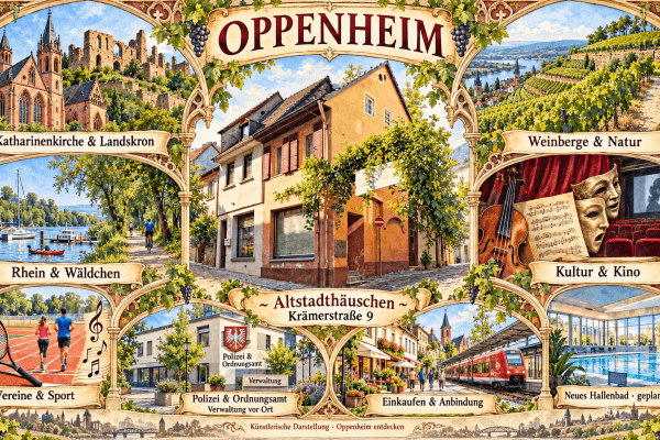 Pronájem bytu 2+1 58 m², Krämerstraße 9, Oppenheim Pronájem bytu 2+1 58 m², Krämerstraße 9, Oppenheim