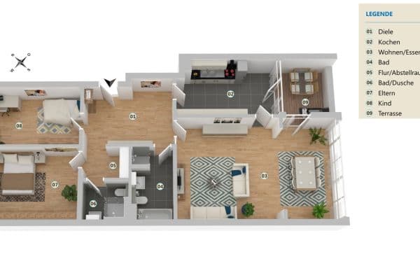 Pronájem bytu 3+kk 130 m², Köln, Severní Porýní-Vestfálsko Pronájem bytu 3+kk 130 m², Köln, Severní Porýní-Vestfálsko