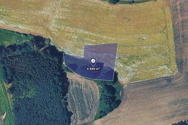 Prodej pozemku 4.889 m², Bystřice Prodej pozemku 4.889 m², Bystřice