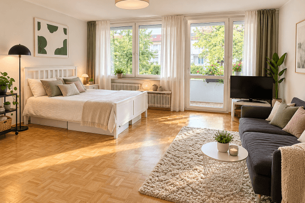 Pronájem bytu 1+1 40 m², Herzog-Johann-Str. 18, München, Bavorsko Pronájem bytu 1+1 40 m², Herzog-Johann-Str. 18, München, Bavorsko