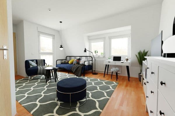 Pronájem bytu 1+1 31 m², Ludwigsburg Pronájem bytu 1+1 31 m², Ludwigsburg