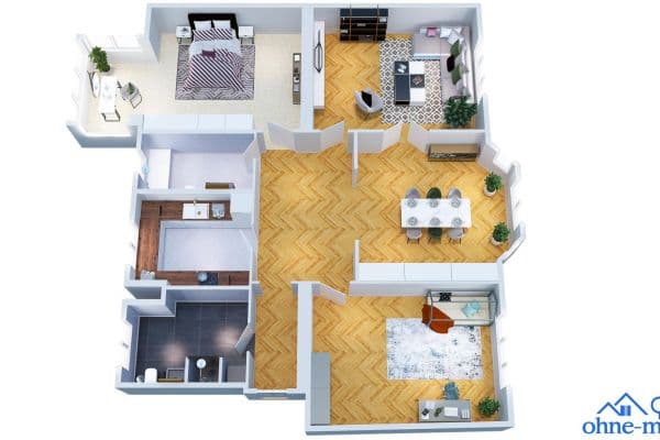 Prodej bytu 4+kk 144 m², Hundekehlestraße 16-17, Berlin, Berlín Prodej bytu 4+kk 144 m², Hundekehlestraße 16-17, Berlin, Berlín