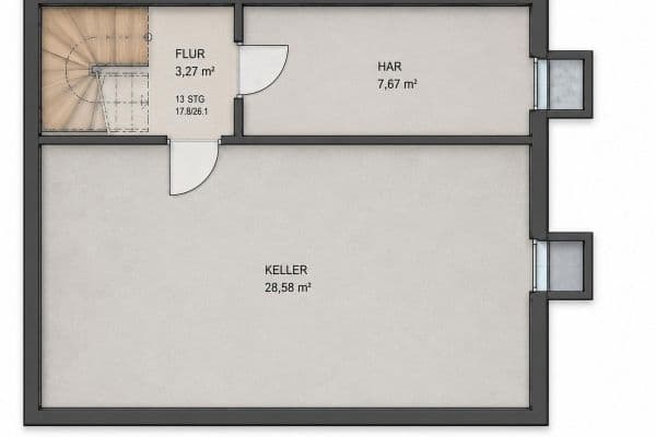 Prodej domu 129 m², pozemek 200 m², Wickererstraße 59i, Flörsheim Prodej domu 129 m², pozemek 200 m², Wickererstraße 59i, Flörsheim