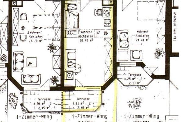 Pronájem bytu 1+1 42 m², Erlangen, Bavorsko Pronájem bytu 1+1 42 m², Erlangen, Bavorsko