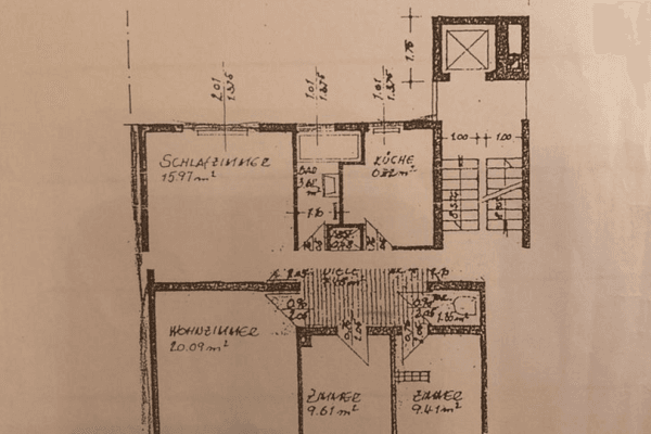 Pronájem bytu 4+1 82 m², Wilhelmsplatz 18, Offenbach Pronájem bytu 4+1 82 m², Wilhelmsplatz 18, Offenbach