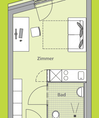 Pronájem bytu 1+1 26 m², Dasselstr. 1b, Köln, Severní Porýní-Vestfálsko Pronájem bytu 1+1 26 m², Dasselstr. 1b, Köln, Severní Porýní-Vestfálsko