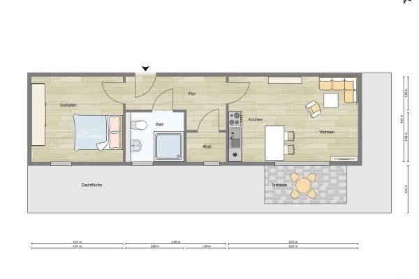 Pronájem bytu 2+kk 62 m², Schermbeck Pronájem bytu 2+kk 62 m², Schermbeck
