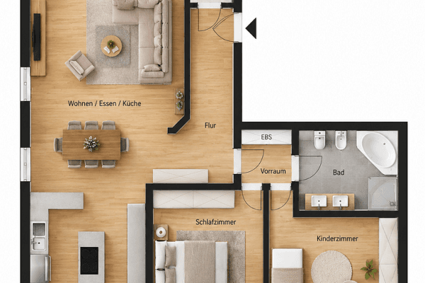 Prodej bytu 3+kk 116 m², Wirtembergstrasse 88, Fellbach Prodej bytu 3+kk 116 m², Wirtembergstrasse 88, Fellbach