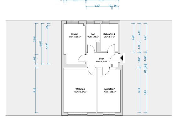 Prodej bytu 3+1 62 m², Davoser Straße, Berlin, Berlín Prodej bytu 3+1 62 m², Davoser Straße, Berlin, Berlín