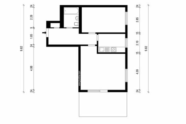 Prodej bytu 2+1 64 m², Adendorf Prodej bytu 2+1 64 m², Adendorf