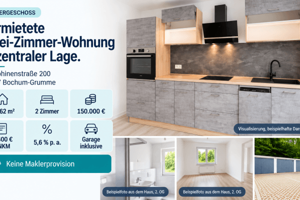 Prodej bytu 2+1 60 m², Josephinenstraße 200, Bochum Prodej bytu 2+1 60 m², Josephinenstraße 200, Bochum