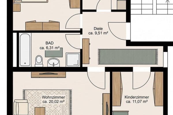 Prodej bytu 3+1 71 m², Moselstrasse 1-3, Mainz Prodej bytu 3+1 71 m², Moselstrasse 1-3, Mainz