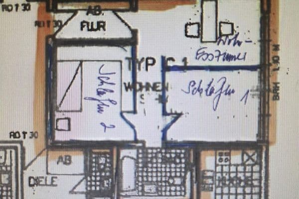 Pronájem bytu 3+1 60 m², Yorckstr. 28, Ludwigshafen Pronájem bytu 3+1 60 m², Yorckstr. 28, Ludwigshafen