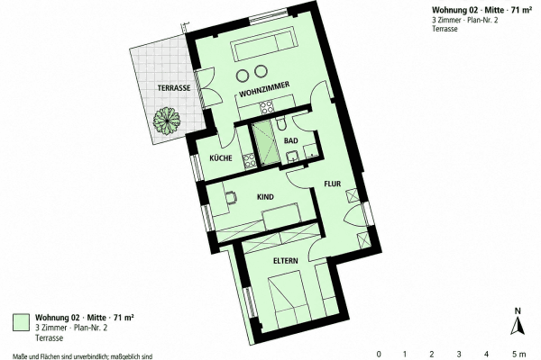 Pronájem bytu 3+1 71 m², Bahnhofallee 11, Markt Schwaben, Bavorsko Pronájem bytu 3+1 71 m², Bahnhofallee 11, Markt Schwaben, Bavorsko