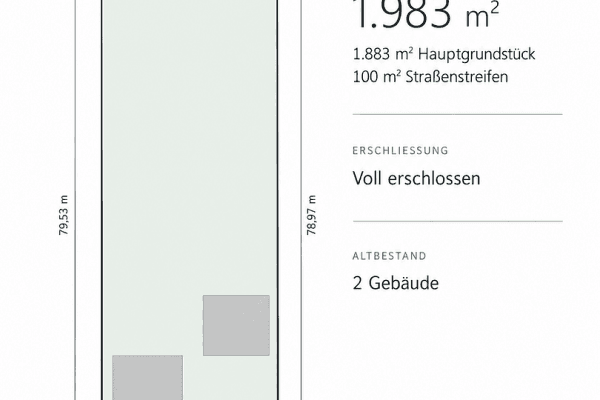 Prodej pozemku 1.983 m², Berlin Prodej pozemku 1.983 m², Berlin