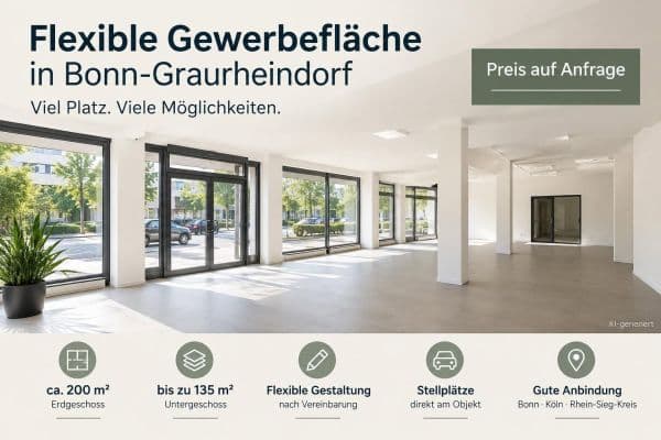 Pronájem kanceláře 335 m², Bonn Pronájem kanceláře 335 m², Bonn