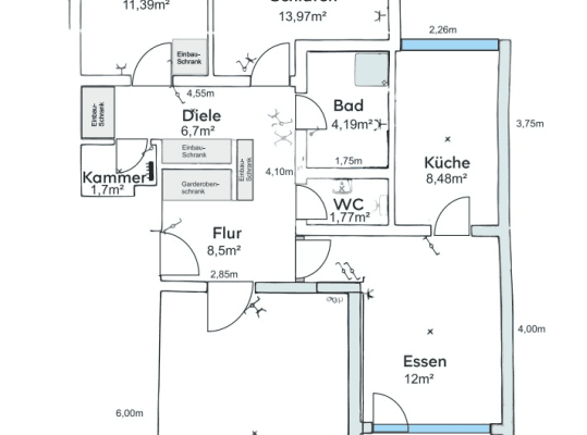 Prodej bytu 3+kk 94 m², Goethestr. 24, Böblingen, Bádensko-Württembersko Prodej bytu 3+kk 94 m², Goethestr. 24, Böblingen, Bádensko-Württembersko
