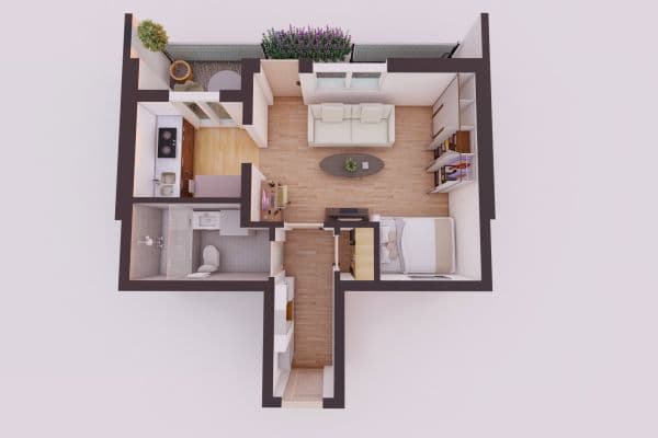 Prodej bytu 1+kk 42 m², Albert-Schweitzer-Str.65, München, Bavorsko Prodej bytu 1+kk 42 m², Albert-Schweitzer-Str.65, München, Bavorsko