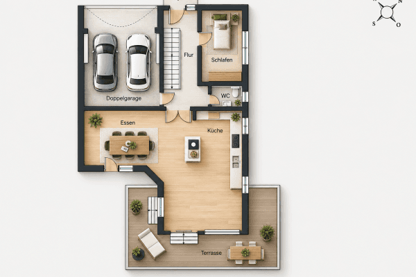 Prodej domu 261 m², pozemek 480 m², Rohrdorf, Bavorsko Prodej domu 261 m², pozemek 480 m², Rohrdorf, Bavorsko