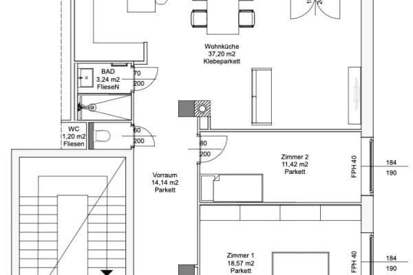 Prodej bytu 3+1 90 m², Schwenkgasse 18, Wien Prodej bytu 3+1 90 m², Schwenkgasse 18, Wien