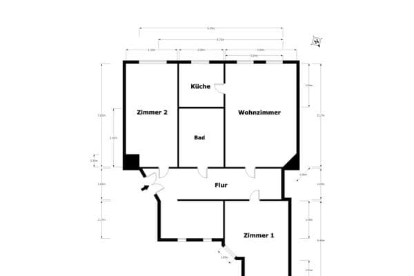 Pronájem bytu 3+kk 74 m², Georg-Schwarz-Straße 40, Leipzig, Sasko Pronájem bytu 3+kk 74 m², Georg-Schwarz-Straße 40, Leipzig, Sasko