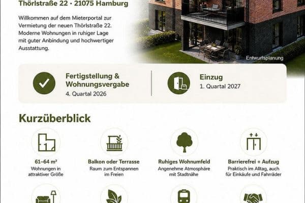 Pronájem bytu 3+1 65 m², Thörlstrasse, 22, Hamburg, Hamburg Pronájem bytu 3+1 65 m², Thörlstrasse, 22, Hamburg, Hamburg
