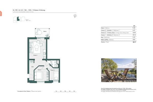 Prodej bytu 5+1 133 m², Ringstraße, Sassnitz, Mecklenburg-Vorpommern Prodej bytu 5+1 133 m², Ringstraße, Sassnitz, Mecklenburg-Vorpommern