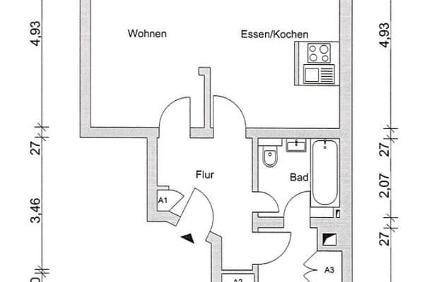 Prodej bytu 2+kk 54 m², Frankfurt, Hessen Prodej bytu 2+kk 54 m², Frankfurt, Hessen