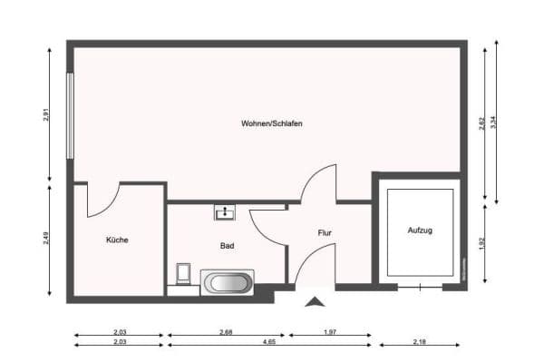 Pronájem bytu 1+1 41 m², Goldschmidtstr. 29 a, Leipzig, Sasko Pronájem bytu 1+1 41 m², Goldschmidtstr. 29 a, Leipzig, Sasko