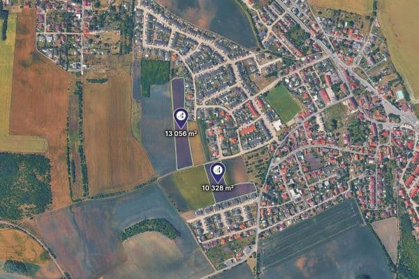 Prodej pozemku 23.384 m², Postřižín Prodej pozemku 23.384 m², Postřižín