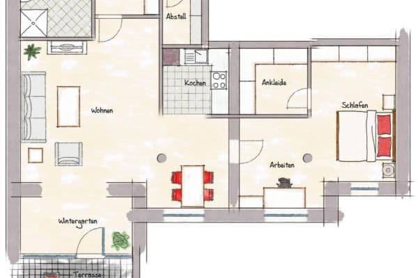 Pronájem bytu 2+1 90 m², Anne-Frank-Straße 10, Elmshorn Pronájem bytu 2+1 90 m², Anne-Frank-Straße 10, Elmshorn