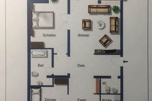 Pronájem bytu 3+1 104 m², Adolfstraße 121, Lahnstein Pronájem bytu 3+1 104 m², Adolfstraße 121, Lahnstein