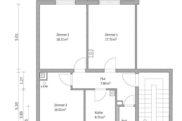 Prodej bytu 3+1 73 m², Nürnberg, Bavorsko Prodej bytu 3+1 73 m², Nürnberg, Bavorsko