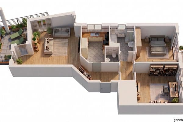 Pronájem bytu 3+1 82 m², Leipzig-Os, Sasko Pronájem bytu 3+1 82 m², Leipzig-Os, Sasko