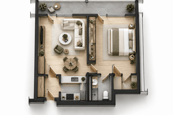 Prodej bytu 2+1 56 m², München, Bavorsko Prodej bytu 2+1 56 m², München, Bavorsko