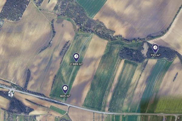 Prodej pozemku 4.392 m², Klobouky u Brna, Jihomoravský kraj Prodej pozemku 4.392 m², Klobouky u Brna, Jihomoravský kraj
