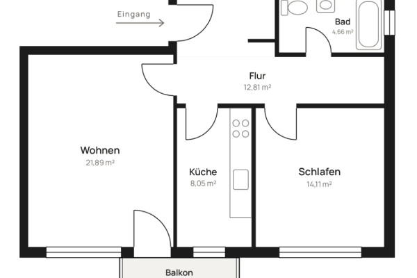 Pronájem bytu 2+1 61 m², Emmanuel-Geibel-Straße 18, Wiesbaden Pronájem bytu 2+1 61 m², Emmanuel-Geibel-Straße 18, Wiesbaden