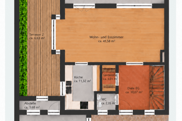 Prodej domu 169 m², pozemek 380 m², Riemerling, Bavorsko Prodej domu 169 m², pozemek 380 m², Riemerling, Bavorsko