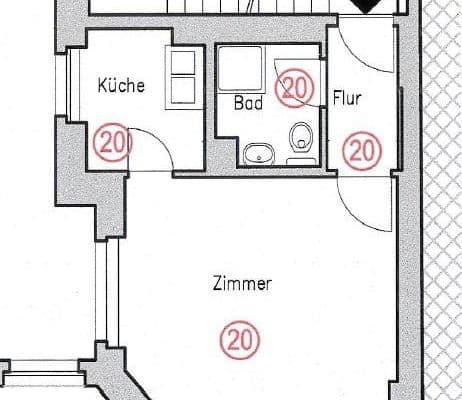 Prodej bytu 1+1 25 m², Kärntener Straße 9, Berlin, Berlín Prodej bytu 1+1 25 m², Kärntener Straße 9, Berlin, Berlín