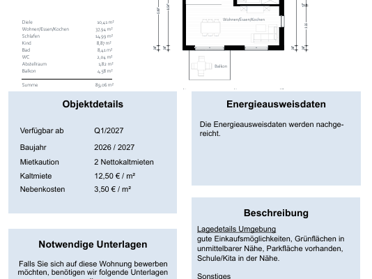 Pronájem bytu 3+1 90 m², Sinzheim Pronájem bytu 3+1 90 m², Sinzheim