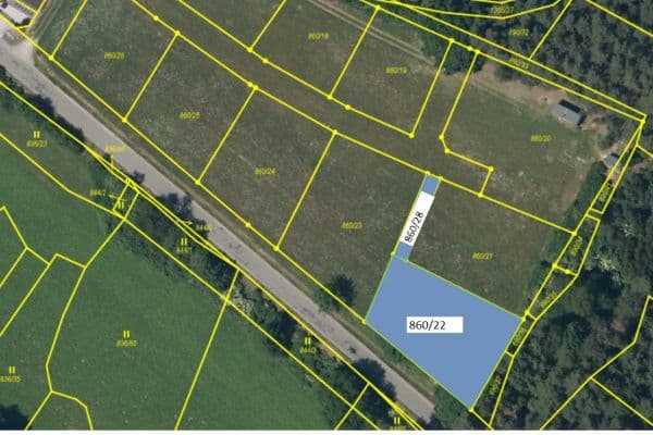 Prodej pozemku 1.100 m², Nevřeň, Plzeňský kraj Prodej pozemku 1.100 m², Nevřeň, Plzeňský kraj