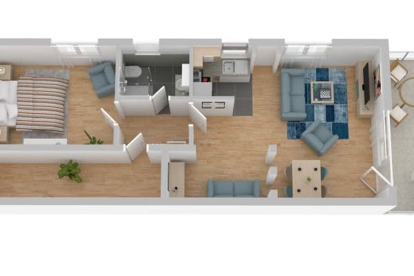 Pronájem bytu 2+1 67 m², Meersburg, Bádensko-Württembersko Pronájem bytu 2+1 67 m², Meersburg, Bádensko-Württembersko