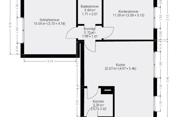 Pronájem bytu 3+kk 57 m², Langendreerstraße 48, Bochum Pronájem bytu 3+kk 57 m², Langendreerstraße 48, Bochum