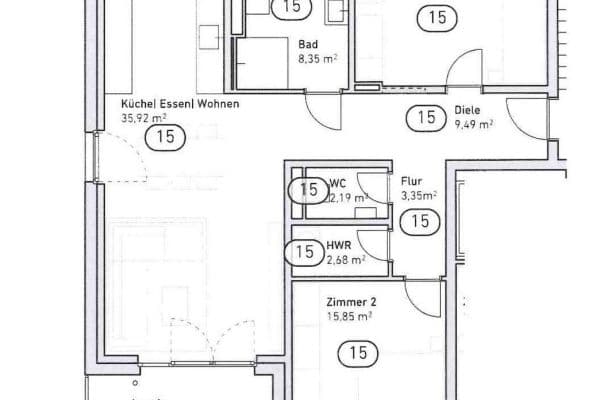 Pronájem bytu 3+1 99 m², Herbert-Belser-Ring 4, Maintal Pronájem bytu 3+1 99 m², Herbert-Belser-Ring 4, Maintal