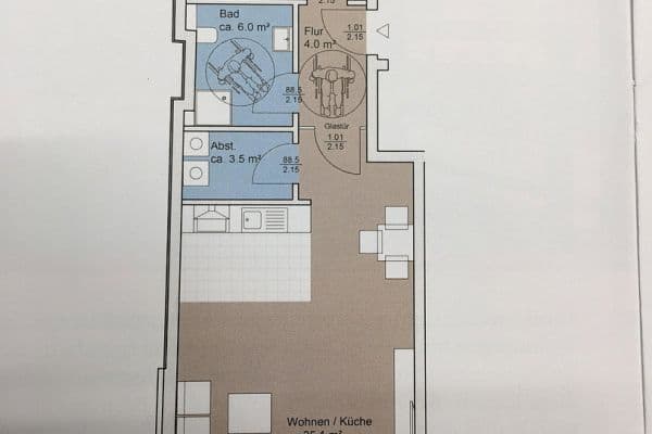 Prodej bytu 2+kk 67 m², Am Wall 86, Bremen, Bremen Prodej bytu 2+kk 67 m², Am Wall 86, Bremen, Bremen